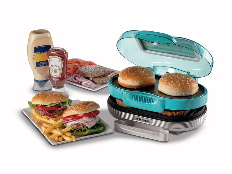 ARIETE aparat za hamburger 205/01 plavi - Slika 5