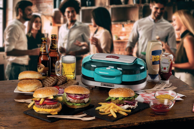 ARIETE aparat za hamburger 205/01 plavi - Slika 6