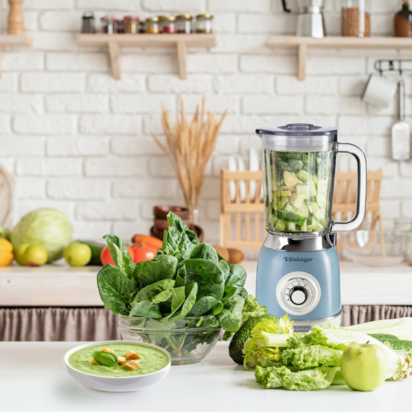 VINTAGE BLENDER STAKLENI 583 PLAVI - Slika 6