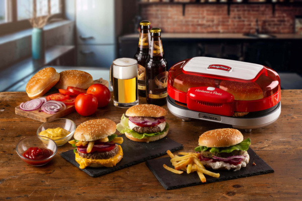 ARIETE APARAT ZA HAMBURGER MOD.205 CRVENI - Slika 2