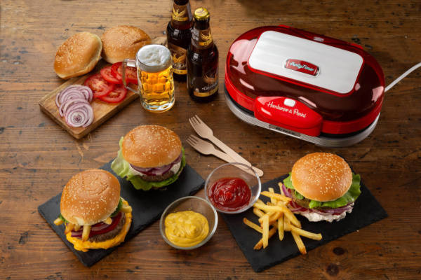 ARIETE APARAT ZA HAMBURGER MOD.205 CRVENI - Slika 4