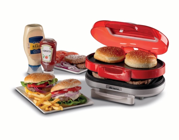 ARIETE APARAT ZA HAMBURGER MOD.205 CRVENI - Slika 6
